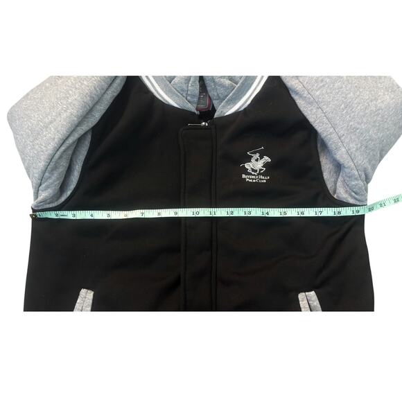 Beverly Hills Polo Club Gray/Black Fleece-Lined Jacket Boys Size XL (18/20) - Picture 9 of 11
